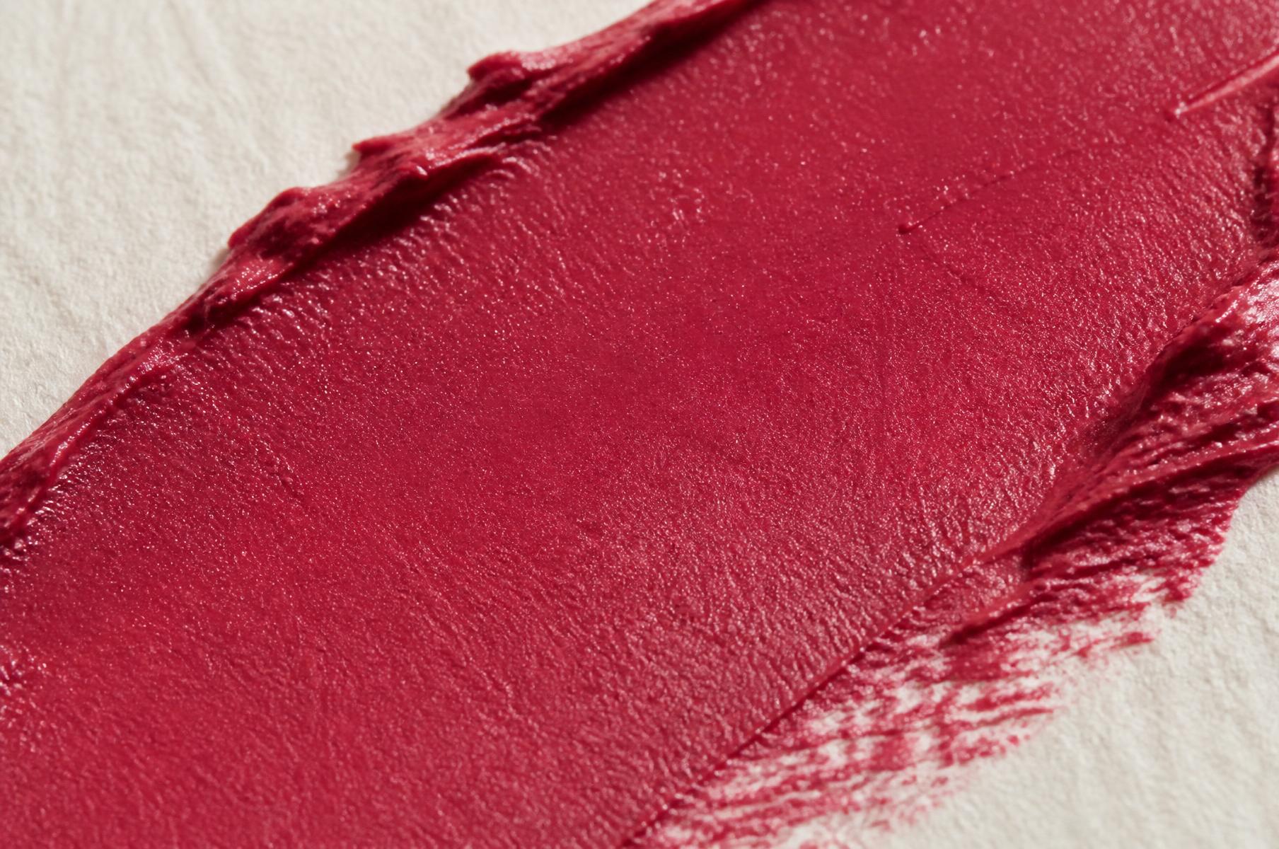 Lipstick swatch close-up