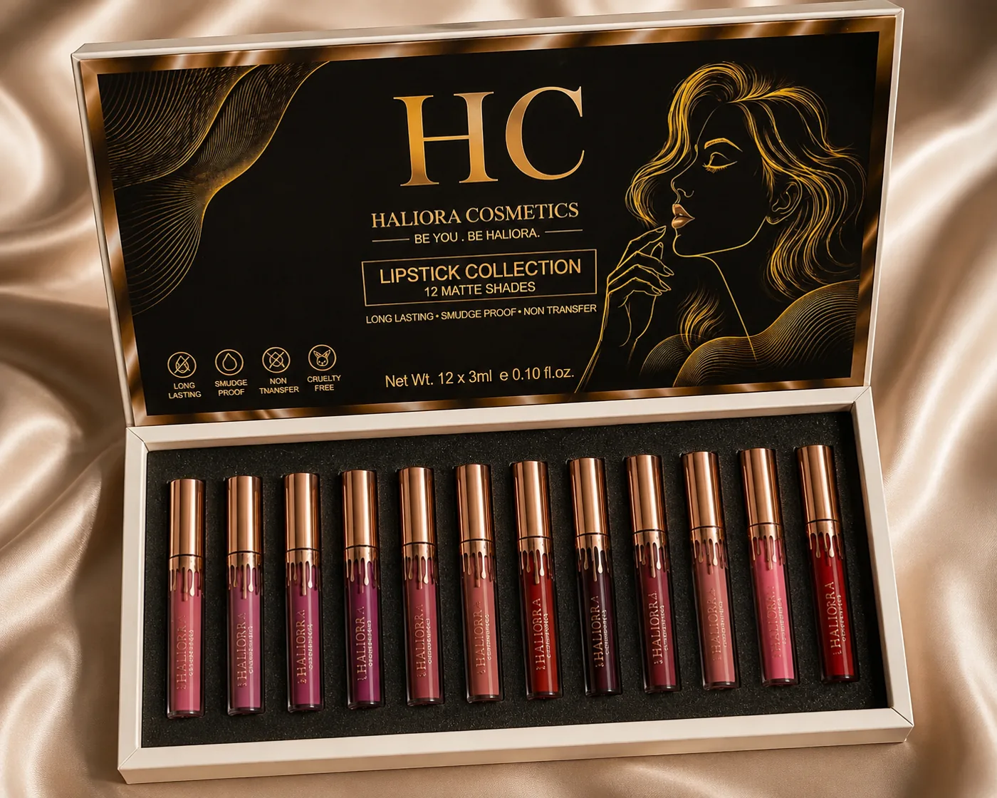 Complete Lip Collection Box — The full spectrum, beautifully boxed.